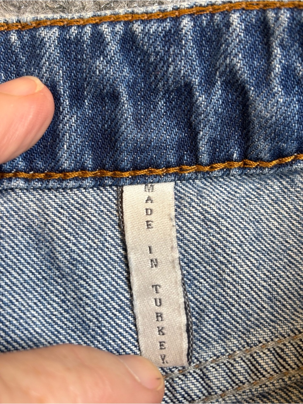 One Teaspoon Organic Denim Hawks Shorts Size 23 Blue Distressed Frayed Hem - Picture 5 of 12